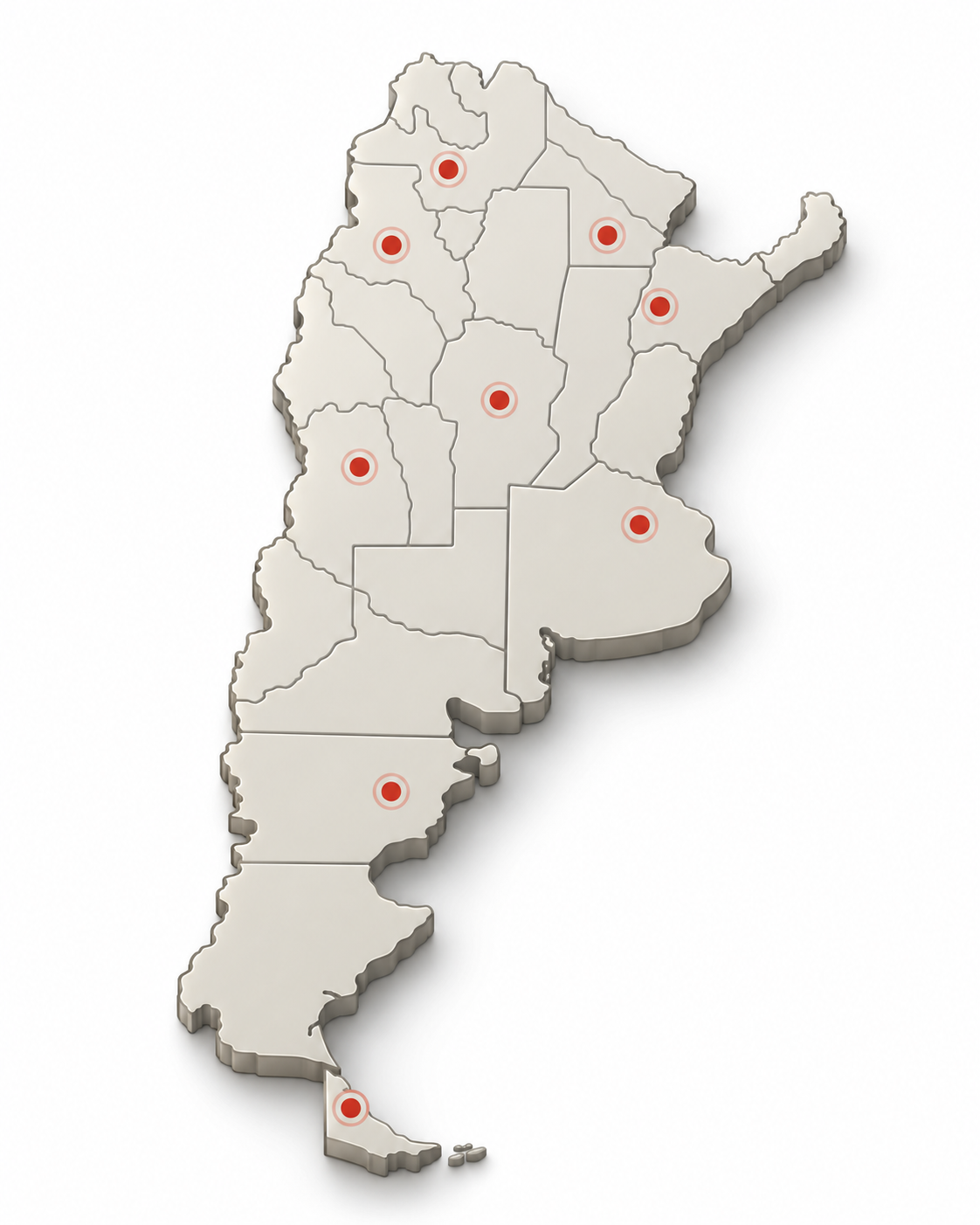 Red Pluss Life en Argentina: Buenos Aires, Catamarca, Chaco, Chubut, Córdoba, Corrientes, Mendoza, Salta y Ushuaia