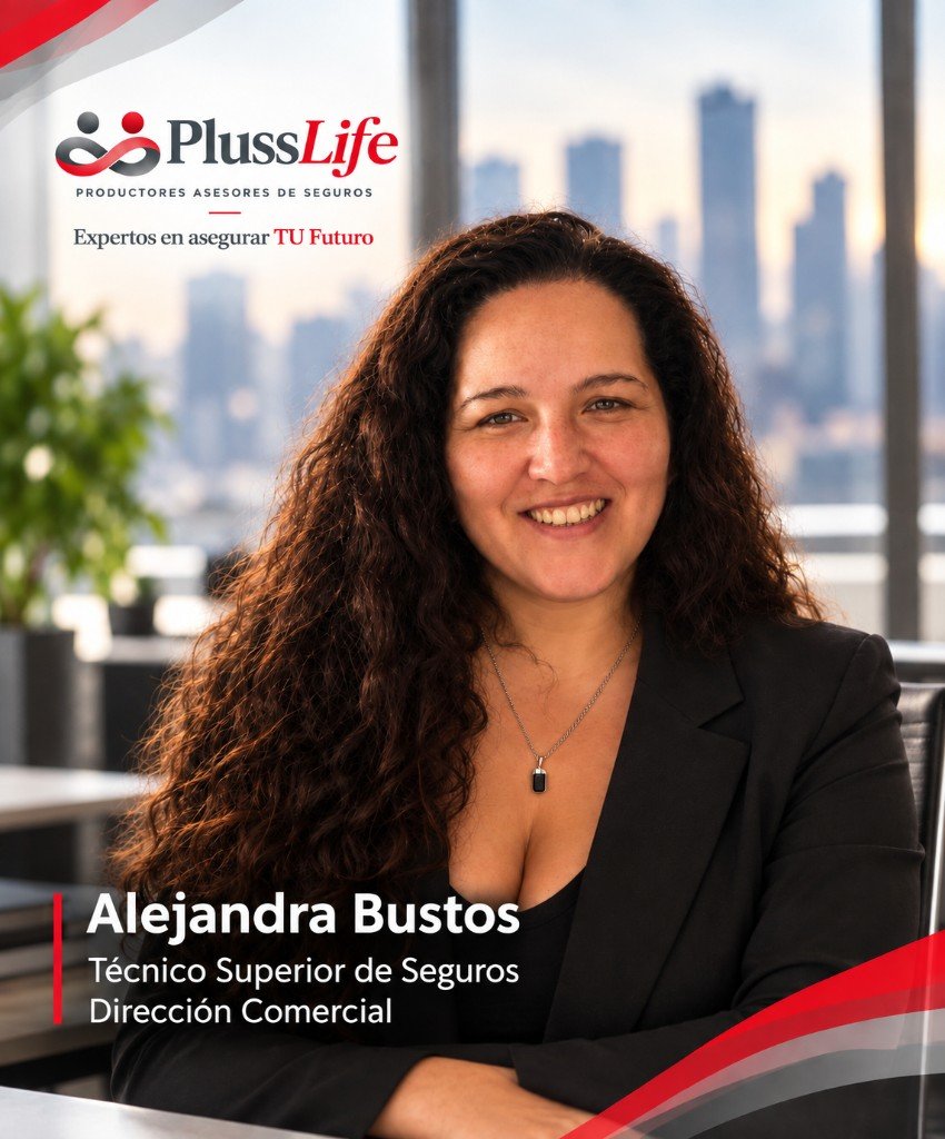 Alejandra Bustos - Técnico Superior de Seguros, Dirección Comercial